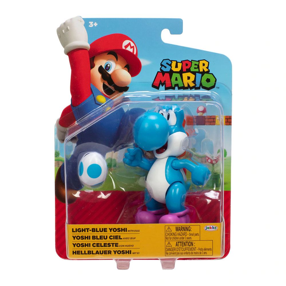 Figura Articulada Coleccionable Yoshi de Mario Bros 10 cm