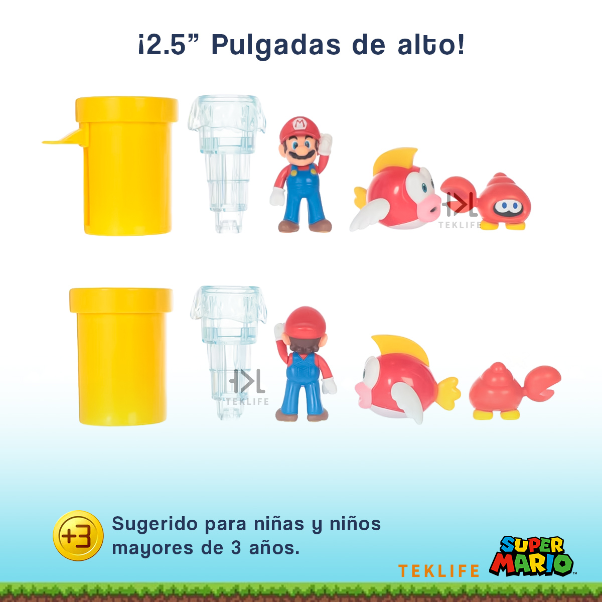 Foto 4 pulgar | Super Mario Bros Diorama Set Archipielago Almíbar