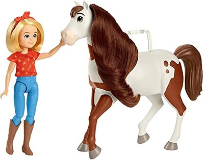 Foto 2 | Muñeca Mattel Spirit Untamed Abigail Con Bumerán En Forma De Caballo De 18 Cm - Venta Internacional.