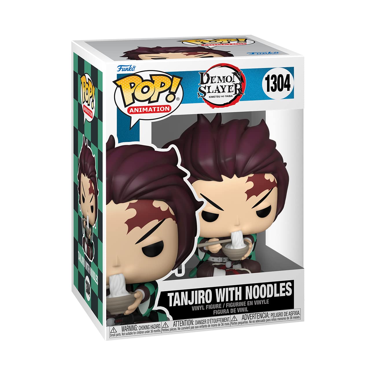 Foto 4 pulgar | Animación Funko Pop Demon Slayer Tanjiro Con Fideos - Venta Internacional.