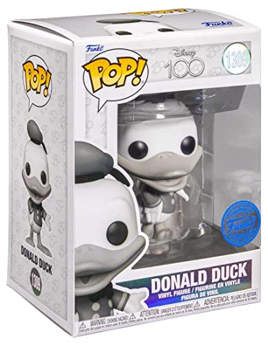 Foto 3 pulgar | Figura Funko Disney 100 Pato Donald Pop En Blanco Y Negro! - Venta Internacional.