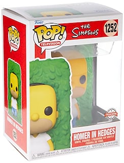 Foto 3 | Figura Funko Pop! Homero En Setos De Los Simpson, 10 Cm - Ee - Venta Internacional.