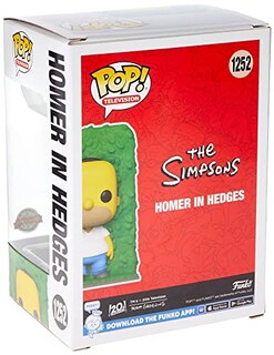 Foto 4 | Figura Funko Pop! Homero En Setos De Los Simpson, 10 Cm - Ee - Venta Internacional.