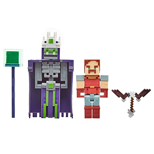 Foto 2 | Figuras Minecraft Dungeons Hal & Nameless One De 3.25 Pulgad - Venta Internacional.
