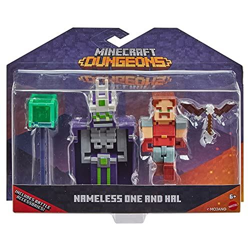 Foto 8 pulgar | Figuras Minecraft Dungeons Hal & Nameless One De 3.25 Pulgad - Venta Internacional.