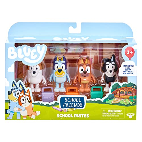Foto 5 pulgar | Bluey School Friends — School Mates, Paquete De 4, Figuras D - Venta Internacional.
