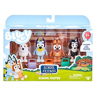 Foto 4 | Bluey School Friends — School Mates, Paquete De 4, Figuras D - Venta Internacional.