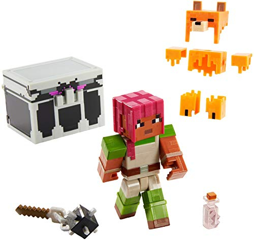 Foto 2 pulgar | Battle Chest Toy Minecraft Dungeons Con Figura, Arma Y Accesorio - Venta Internacional.