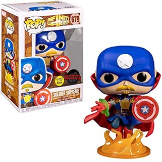 Foto 1 | Figura Funko Marvel Pop De Vinilo | Soldier Supreme - Venta Internacional.