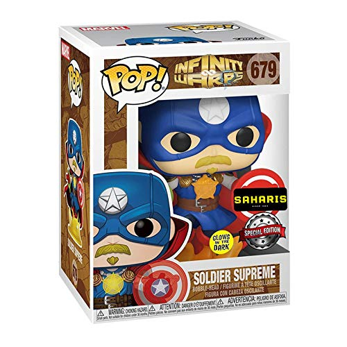 Foto 5 pulgar | Figura Funko Marvel Pop De Vinilo | Soldier Supreme - Venta Internacional.