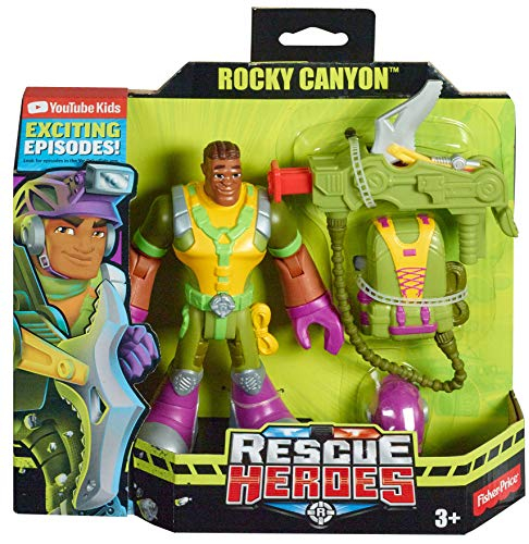 Foto 6 | Figura De Acción Fisher-price Rescue Heroes Rocky Canyon 15 Cm - Venta Internacional.