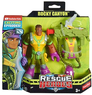 Foto 6 | Figura De Acción Fisher-price Rescue Heroes Rocky Canyon 15 Cm - Venta Internacional.