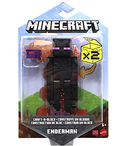Foto 4 pulgar | Figuras De Juguete De Acción Mattel Craft-a-block De Minecraft De Más De 6 Años - Venta Internacional.