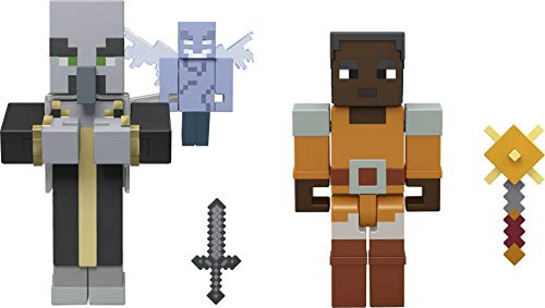 Foto 4 pulgar | Figuras Minecraft Dungeons De 3.25 Pulgadas, Paquete De 2 - Venta Internacional.