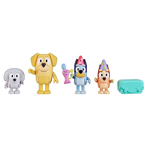 Foto 4 pulgar | Set De Figuras Bluey Pass The Parcel Con Bingo, Lu, Lucky's Dad - Venta Internacional.