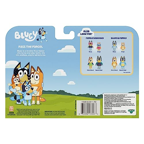 Foto 5 pulgar | Set De Figuras Bluey Pass The Parcel Con Bingo, Lu, Lucky's Dad - Venta Internacional.