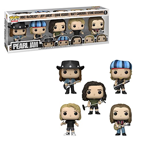 Foto 2 pulgar | Funko Pearl Jam Pop! Figuras De Vinilo Rocks (paquete De 5) - Venta Internacional.