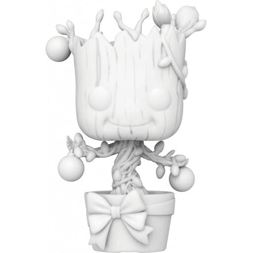 Foto 4 pulgar | Funko Pop! De Colección Vinilo Marvel Groot Holiday Diy - Venta Internacional.