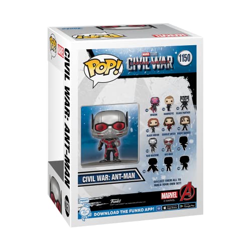 Foto 4 pulgar | Vinilo Bobblehead Funko Pop! ¡ant-man, Marvel, Capitán América! - Venta Internacional.