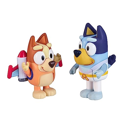 Foto 4 pulgar | Paquete De 2 Figuras Bluey Action Heroes De 6,35 Cm Con Accesorios - Venta Internacional.