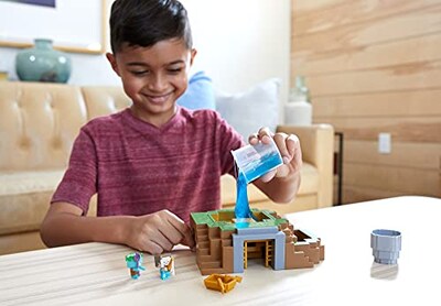 Foto 2 | Set De Juego Minecraft Transforming Oasis - Venta Internacional.