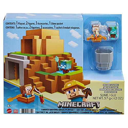 Foto 7 pulgar | Set De Juego Minecraft Transforming Oasis - Venta Internacional.