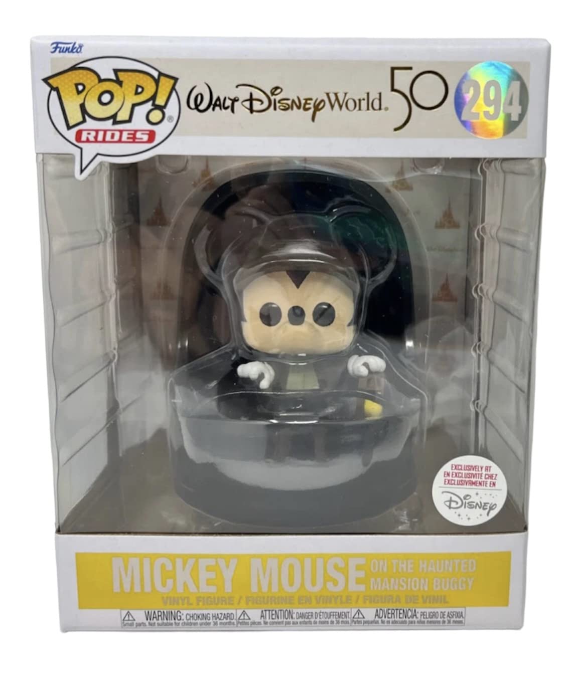 Foto 2 pulgar | Figura De Vinilo Funko Pop Mickey Mouse En Haunted Mansion Buggy - Venta Internacional.