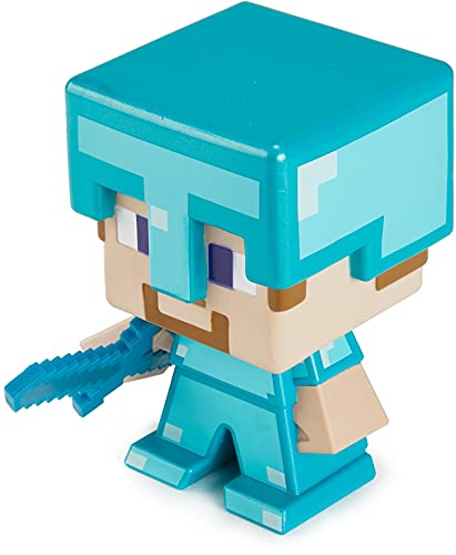 Foto 4 pulgar | Figura De Edición Especial De Minecraft 2021: Steve Con Arma - Venta Internacional.