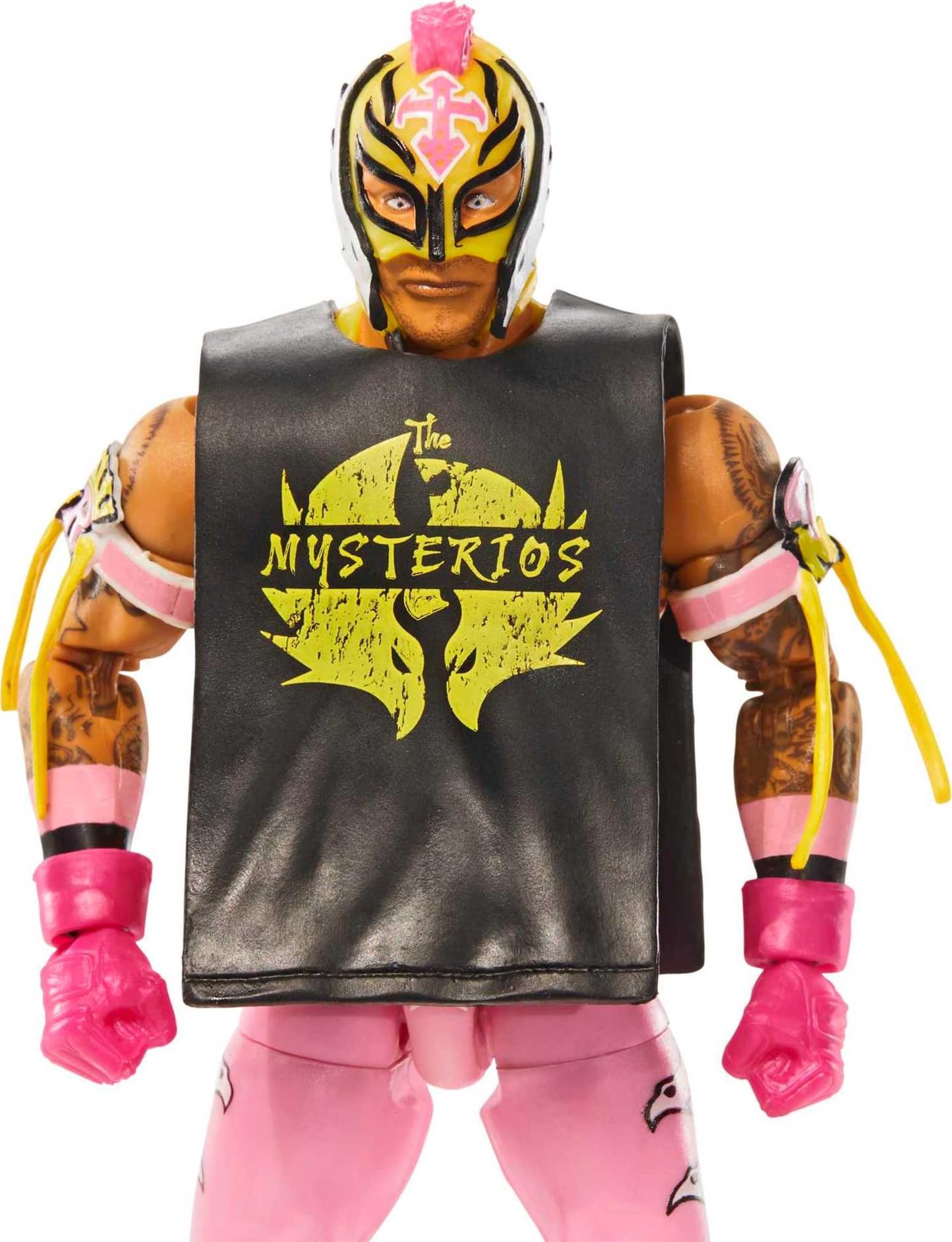 Foto 4 pulgar | Figura De Acción Mattel Wwe Top Picks Elite Rey Mysterio 15 Cm - Venta Internacional.