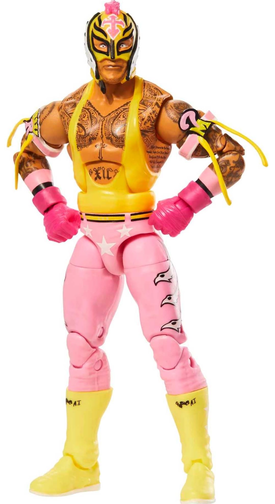 Foto 5 pulgar | Figura De Acción Mattel Wwe Top Picks Elite Rey Mysterio 15 Cm - Venta Internacional.