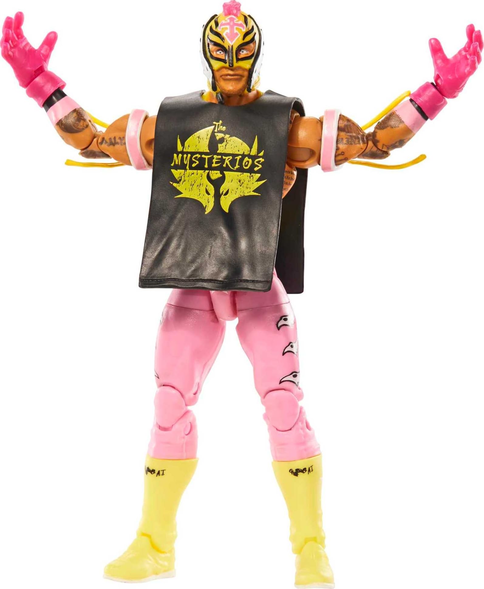 Foto 7 pulgar | Figura De Acción Mattel Wwe Top Picks Elite Rey Mysterio 15 Cm - Venta Internacional.