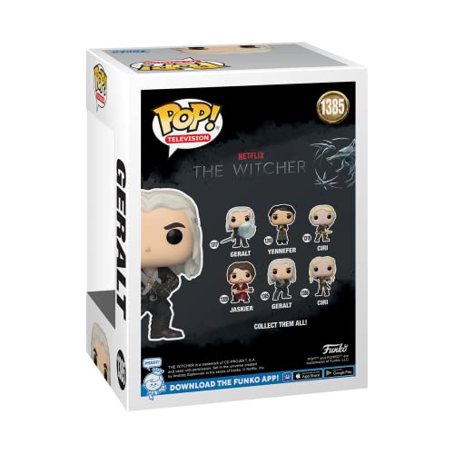 Foto 4 pulgar | Figura De Vinilo Funko Pop! Tv: Netflix The Witcher Geralt 9,8 Cm - Venta Internacional.