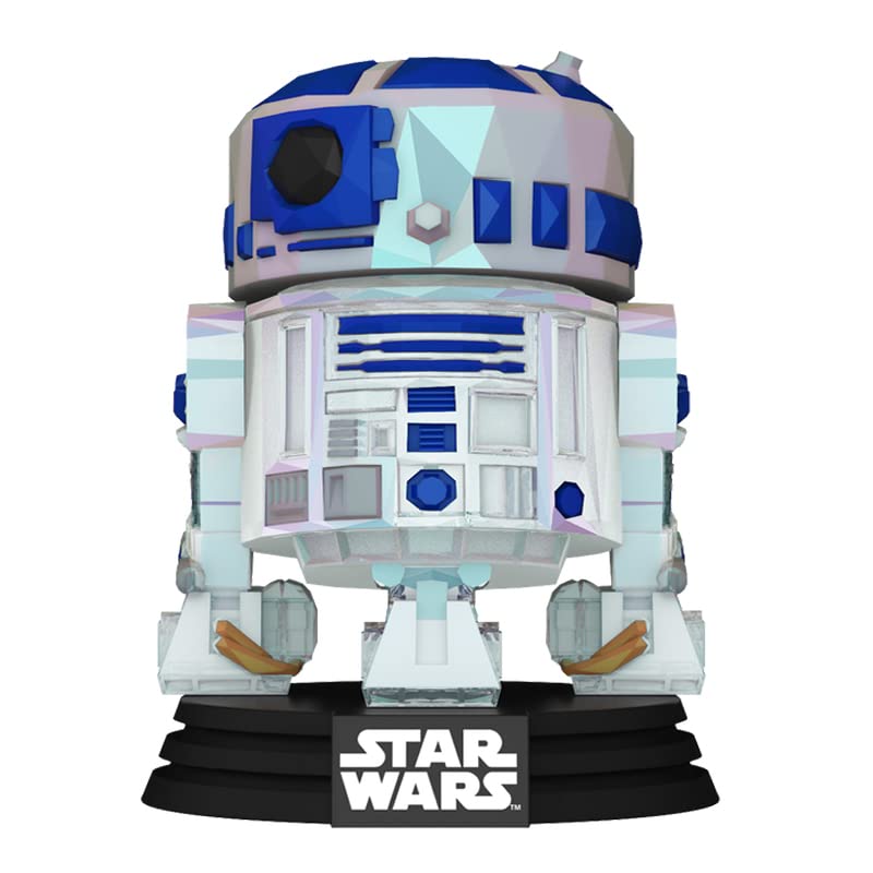 Foto 2 pulgar | Vinilo Bobblehead Funko Pop! R2-d2 Facet #593 Clear Exclusive - Venta Internacional.