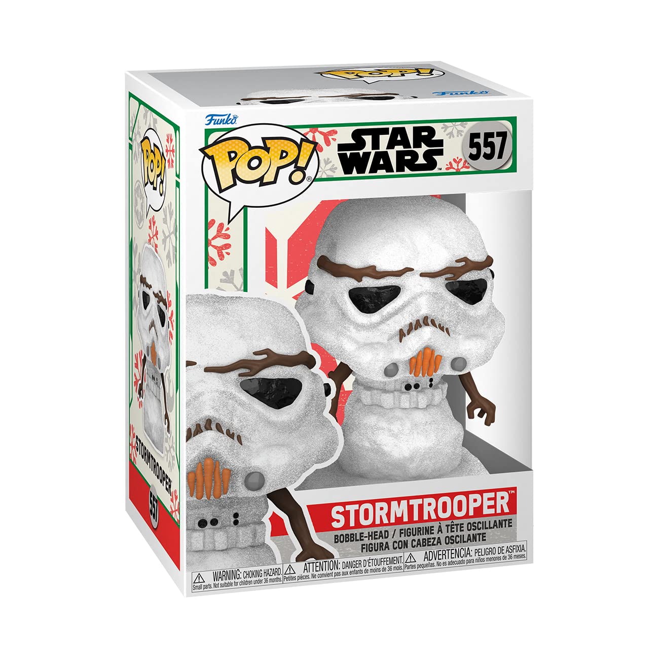 Foto 5 pulgar | Figura De Muñeco De Nieve Funko Pop Star Wars Holiday Stormtrooper - Venta Internacional.