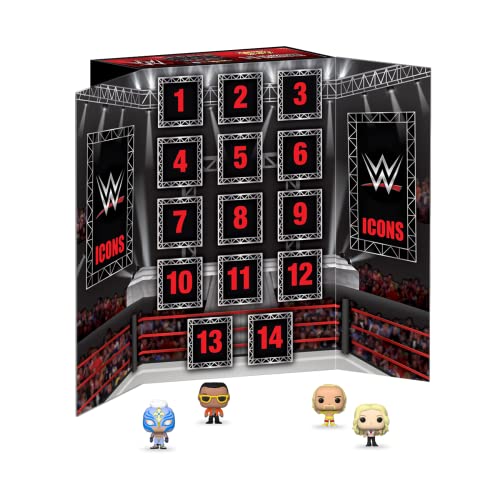 Foto 1 | Calendario De Cuenta Regresiva Funko Pop! 14 Días De La Wwe Con 14 Pocket Pops - Venta Internacional.