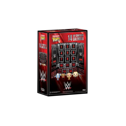 Foto 2 | Calendario De Cuenta Regresiva Funko Pop! 14 Días De La Wwe Con 14 Pocket Pops - Venta Internacional.