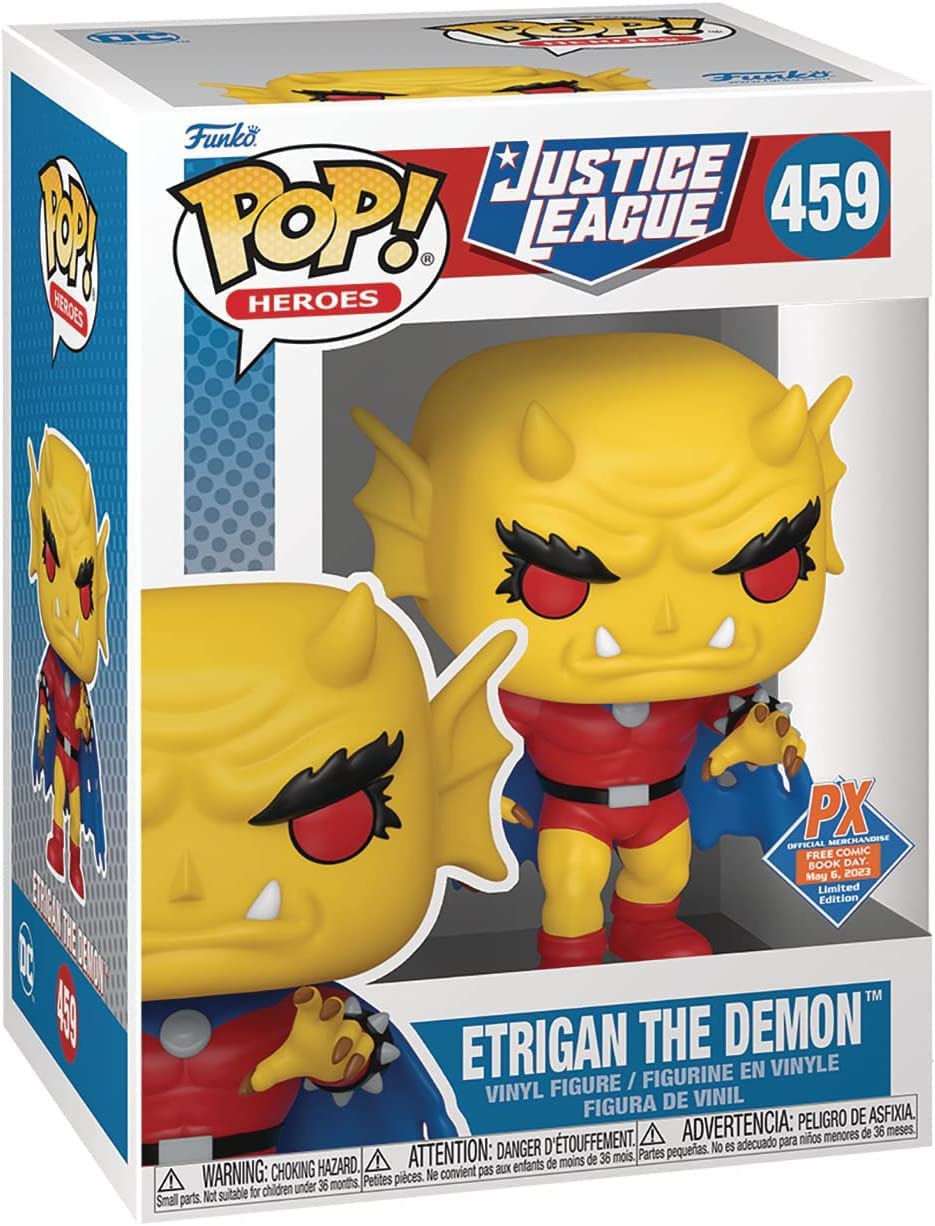 Foto 4 pulgar | Figura De Vinilo Funko Pop! Heroes Dc: Erigan The Demon, En Exclusiva - Venta Internacional.