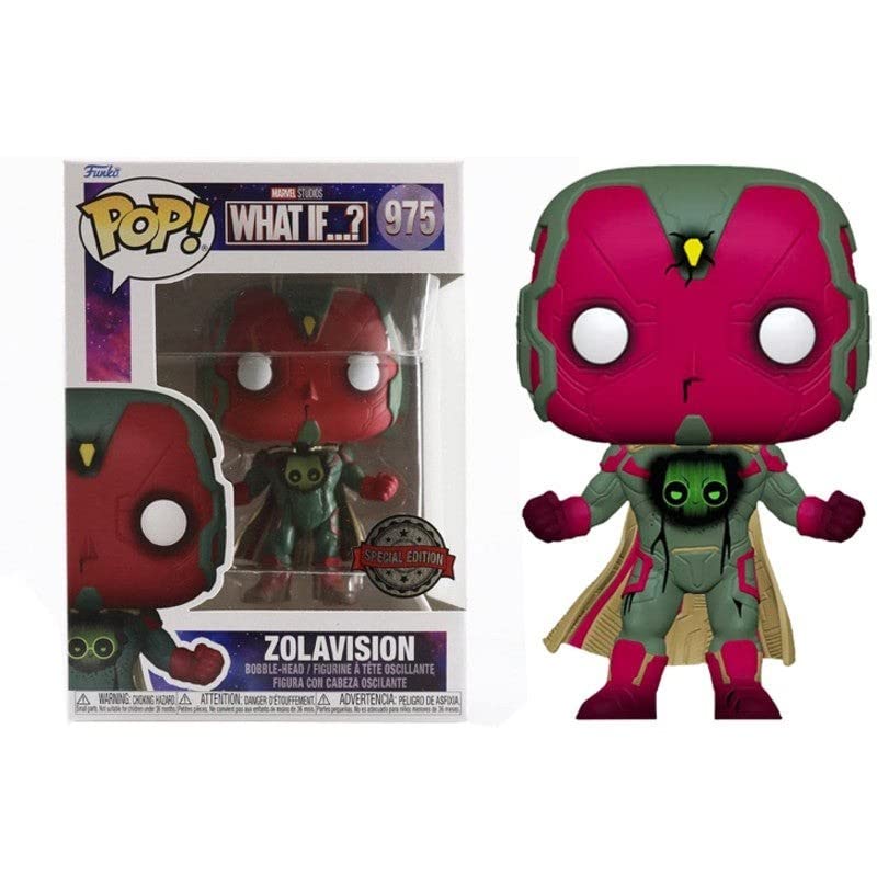 Foto 1 | Figura De Vinilo Funko Pop! #975 Marvel ¿y Si...? Visión De Zola - Venta Internacional.