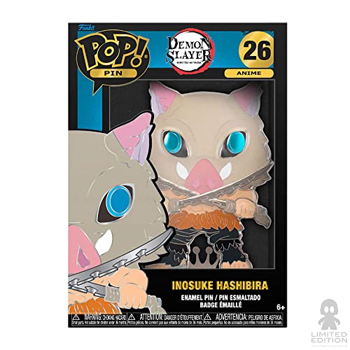 Foto 2 pulgar | ¡pin Funko Pop! El Asesino De Demonios Inosuke Hashibira, 10 Cm - Venta Internacional.