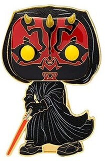 Foto 1 | Pin Funko Pop! Herrajes Plateados De Darth Maul De Star Wars - Venta Internacional.