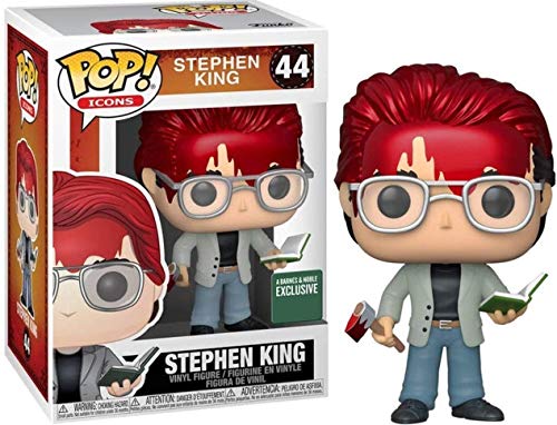 Foto 2 pulgar | ¡funko Pop! Figura De Vinilo Icónica De Stephen King Con Hacha Y Libro #44 - Venta Internacional.