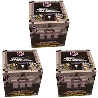 Foto 1 | Paquete Misterioso De Minifiguras Minecraft Dungeons Series 24 (paquete De 3) - Venta Internacional.