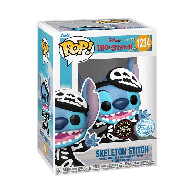 Foto 3 pulgar | Figura De Vinilo Funko Pop! Disney Lilo & Stitch Skeleton Stich - Venta Internacional