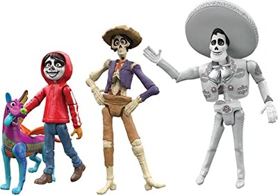 Foto 1 | Figuras Mattel de Land of the Dead de Coco de Disney Pixar - Venta Internacional