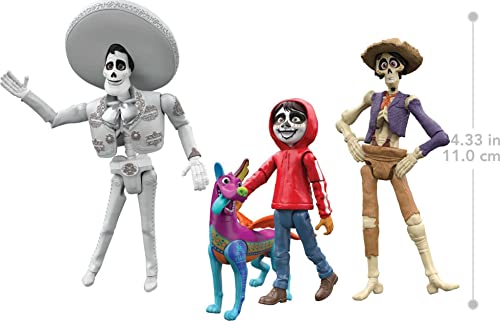 Foto 3 pulgar | Figuras Mattel de Land of the Dead de Coco de Disney Pixar - Venta Internacional