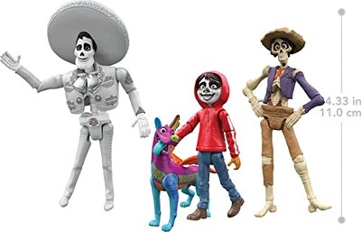 Foto 2 | Figuras Mattel de Land of the Dead de Coco de Disney Pixar - Venta Internacional