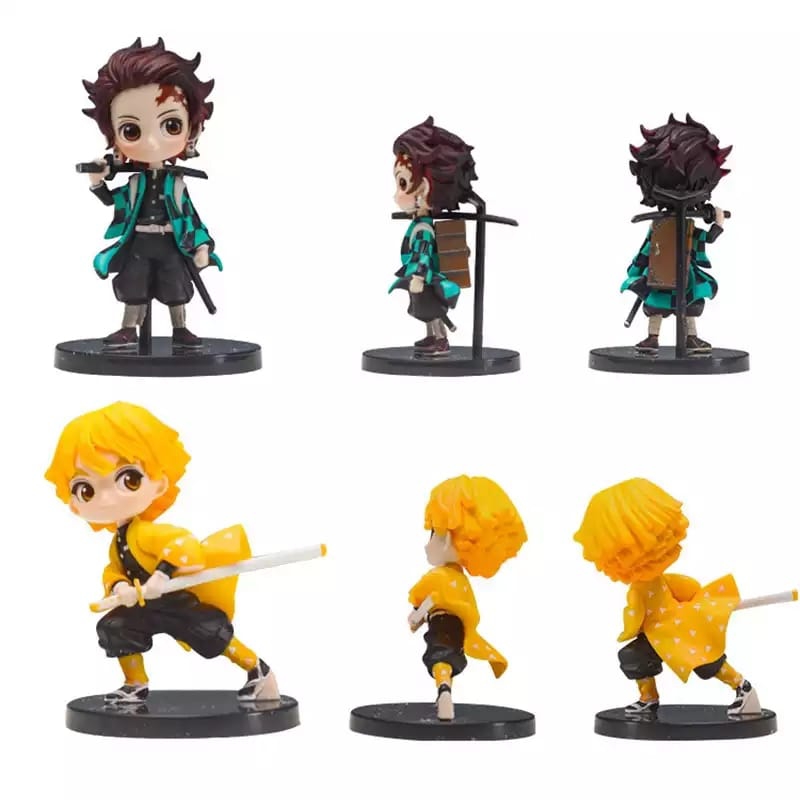 Set De Figuras Demon Slayer Kimetsu No Yaiba Nezuko X6 7 Cm - Venta Internacional.