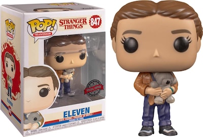 Foto 2 | Figura De Vinilo Funko Pop! Stranger Things Eleven Con Oso - Venta Internacional.
