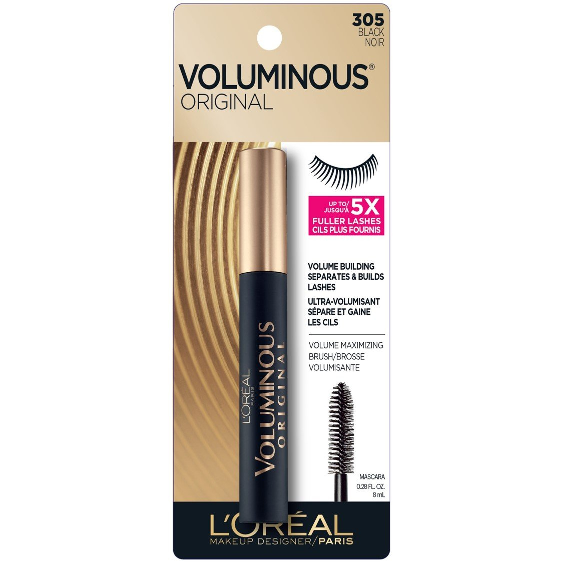 Máscara Voluminosa L'Oreal Paris- Venta Internacional