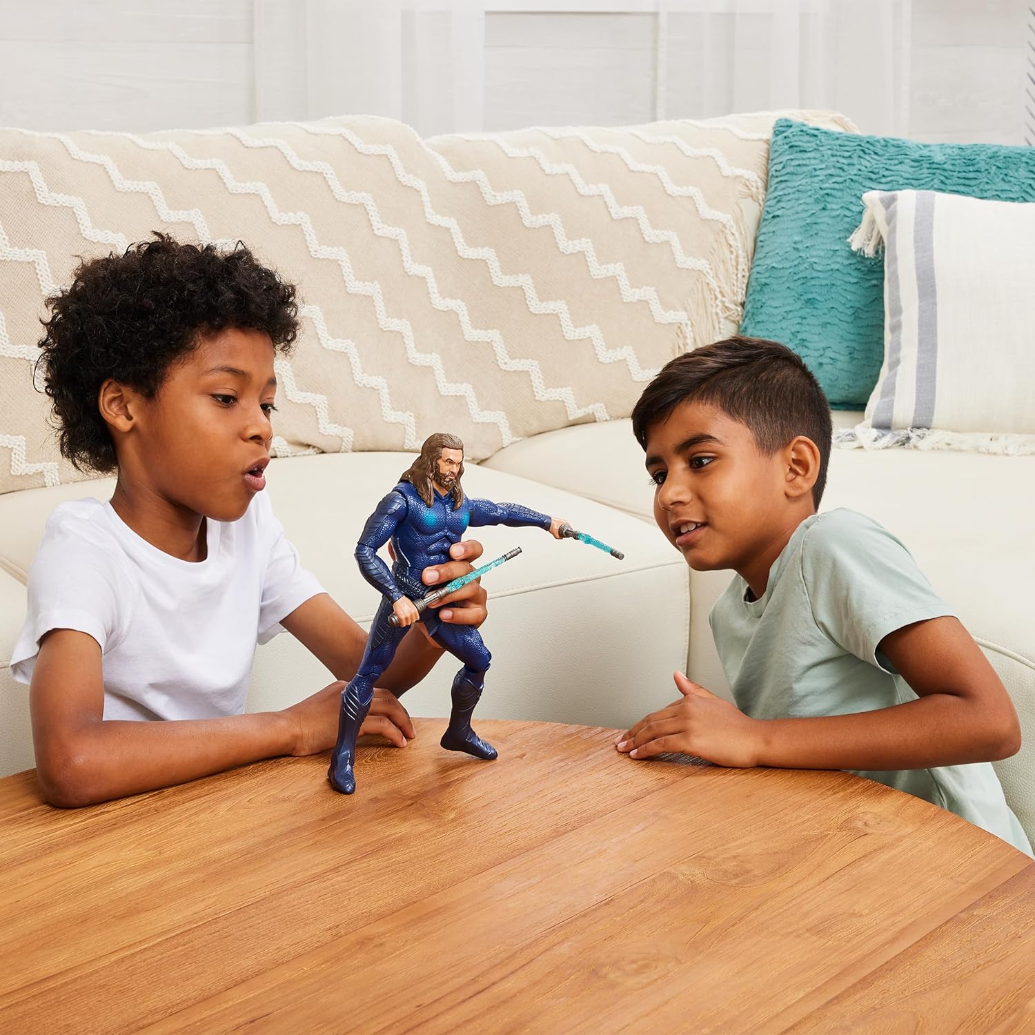 Foto 8 pulgar | Figura de Acción Aquaman Dc Comics con 15 Sonidos